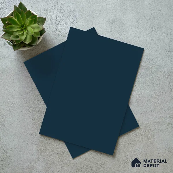 Solid Colors Look LM 19233 Teal 8 ft x 4 ft Matte Finish Decorative Laminate - 1 mm | Suitable for Living Room, Kitchen, Office