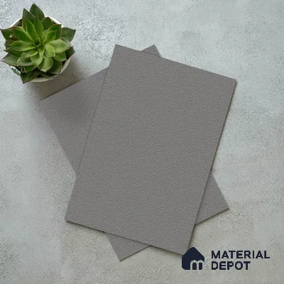 Solid Colors Look LM 19263 Light Grey 8 ft x 4 ft Suede Finish Decorative Laminate - 1 mm | Suitable for Living Room, Kitchen, Office