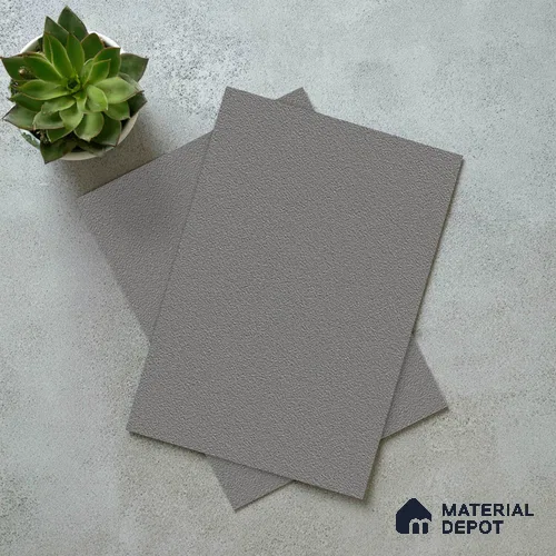 Solid Colors Look LM 19263 Light Grey 8 ft x 4 ft Suede Finish Decorative Laminate - 1 mm | Suitable for Living Room, Kitchen, Office