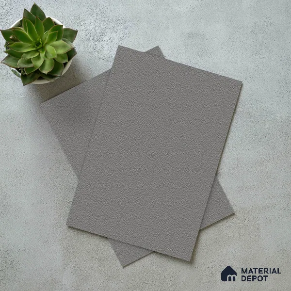 Solid Colors Look LM 19263 Light Grey 8 ft x 4 ft Suede Finish Decorative Laminate - 1 mm | Suitable for Living Room, Kitchen, Office