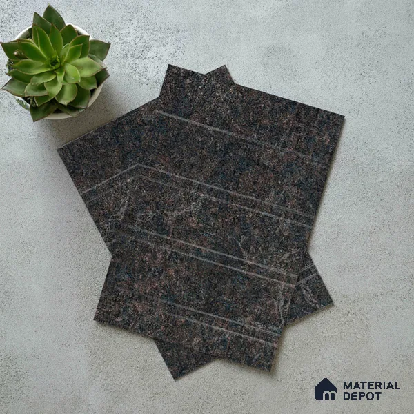 Stone Look LM 19320 Asphalt Concrete 8 ft x 4 ft Texture Finish Decorative Laminate - 1 mm | Suitable for TV Unit, Wardrobe, Kitchen Cabinets