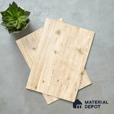 Wooden Look LM 19331 White Tyrol Pine 8 ft x 4 ft Texture Finish Decorative Laminate - 1 mm | Suitable for TV Unit, Wardrobe, Kitchen Cabinets