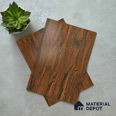Wooden Look LM 19332 Tropical Wood 8 ft x 4 ft Texture Finish Decorative Laminate - 1 mm | Suitable for TV Unit, Wardrobe, Kitchen Cabinets