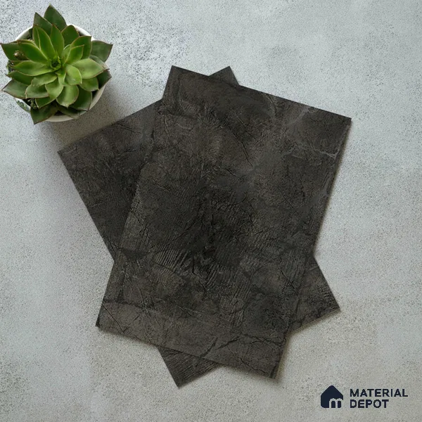 Stone Look LM 19336 Greek Slate 1 8 ft x 4 ft Texture Finish Decorative Laminate - 1 mm | Suitable for TV Unit, Wardrobe, Kitchen Cabinets