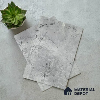 Wooden Look LM 19342 Greek Slate 2 8 ft x 4 ft Texture Finish Decorative Laminate - 1 mm | Suitable for TV Unit, Wardrobe, Kitchen Cabinets