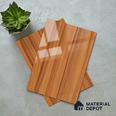 Wooden Look LM 19349 Waterloo Walnut 8 ft x 4 ft Glossy Finish Decorative Laminate - 1 mm | Suitable for TV Unit, Wardrobe, Kitchen Cabinets