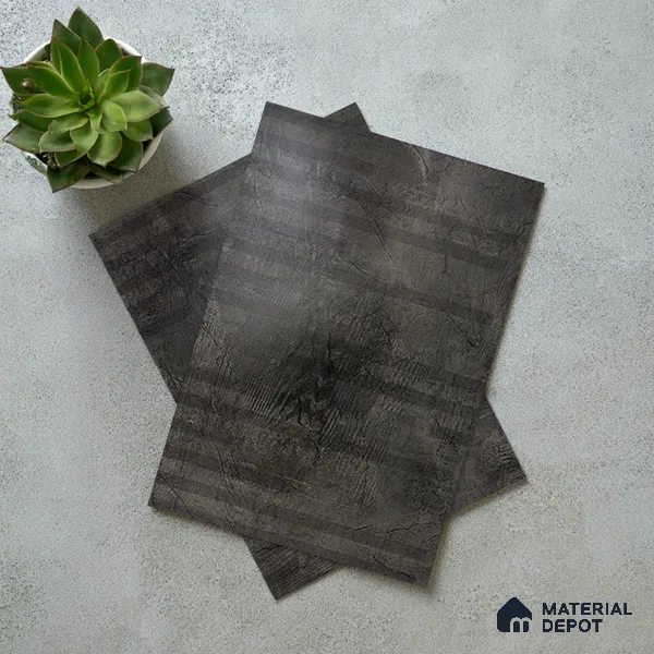 Wooden Look LM 19371 Greek Slate 1 8 ft x 4 ft Texture Finish Decorative Laminate - 1 mm | Suitable for TV Unit, Wardrobe, Kitchen Cabinets