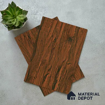 Wooden Look LM 19375 Tropical Wood 8 ft x 4 ft Texture Finish Decorative Laminate - 1 mm | Suitable for TV Unit, Wardrobe, Kitchen Cabinets