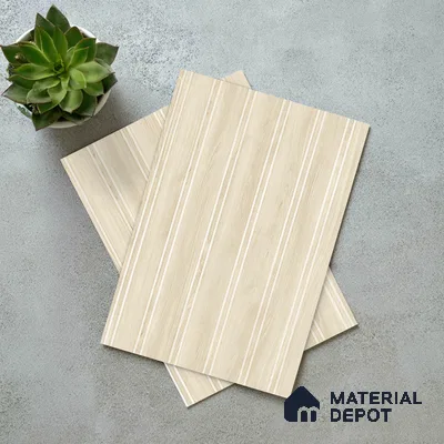 Wooden Look LM 19381 Baraki Walnut 8 ft x 4 ft Texture Finish Decorative Laminate - 1 mm | Suitable for TV Unit, Wardrobe, Kitchen Cabinets