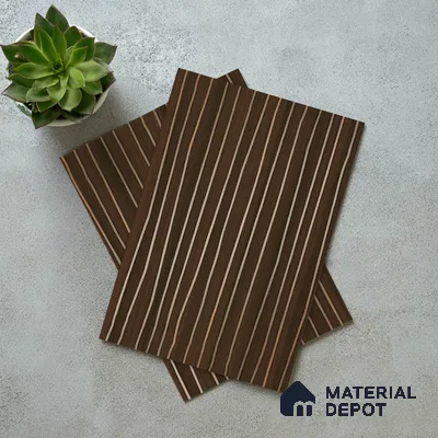 Wooden Look LM 19384 Wales Walnut 8 ft x 4 ft Texture Finish Decorative Laminate - 1 mm | Suitable for TV Unit, Wardrobe, Kitchen Cabinets