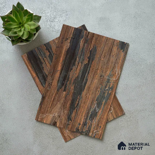 Wooden Look LM 19389 Brazil Wood 8 ft x 4 ft Texture Finish Decorative Laminate - 1 mm | Suitable for TV Unit, Wardrobe, Kitchen Cabinets