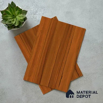 Wooden Look LM 19396 Apple Wood Usa 8 ft x 4 ft Suede Finish Decorative Laminate - 1 mm | Suitable for TV Unit, Wardrobe, Kitchen Cabinets