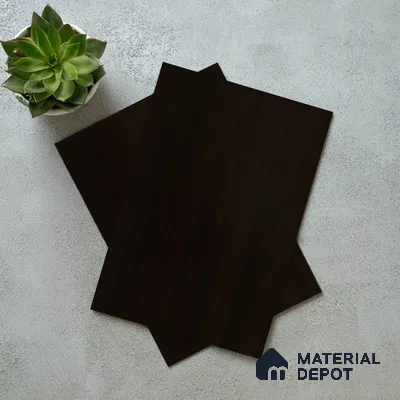 Wooden Look LM 19413 Brown Ipe 8 ft x 4 ft Suede Finish Decorative Laminate - 1 mm | Suitable for TV Unit, Wardrobe, Kitchen Cabinets