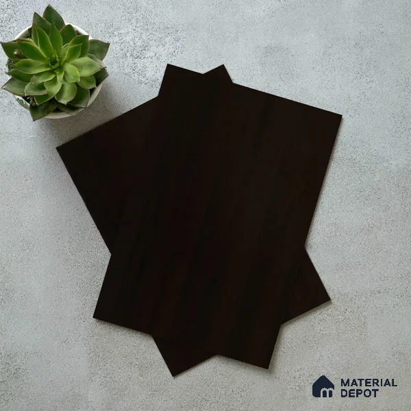 Wooden Look LM 19413 Brown Ipe 8 ft x 4 ft Suede Finish Decorative Laminate - 1 mm | Suitable for TV Unit, Wardrobe, Kitchen Cabinets
