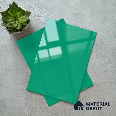 LM 19445 Artistata Solid Color Glossy Finish 8 ft x 4 ft Decorative Laminate - 1 mm | Suitable for Living Room, Kitchen, Office