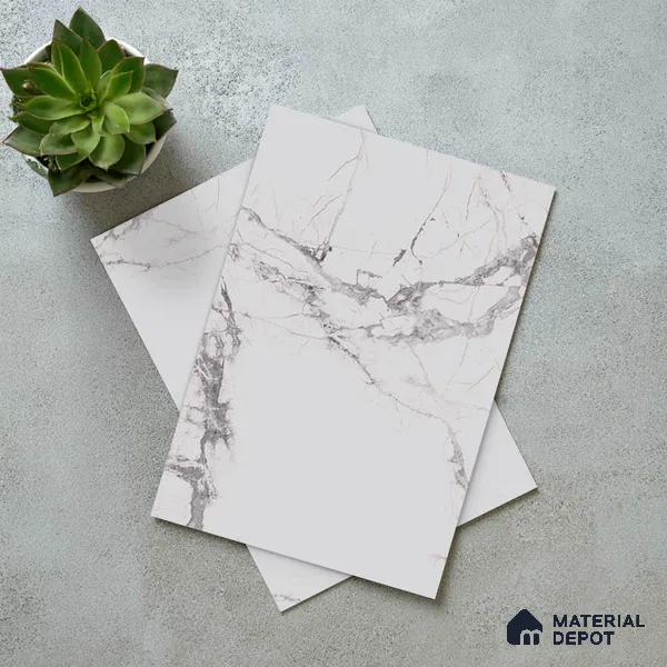 LM 19455 Tortilla Slate Royal Marble Texture Finish 8 ft x 4 ft Decorative Laminate - 1 mm | Suitable for TV Unit, Wardrobe, Kitchen Cabinets