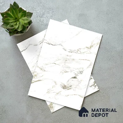 LM 19457 C Vertex Angle Marble High Gloss Finish 8 ft x 4 ft Decorative Laminate - 1 mm | Suitable for TV Unit, Wardrobe, Kitchen Cabinets