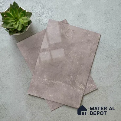 LM 19464 B Prism Purity Marble High Gloss Finish 8 ft x 4 ft Decorative Laminate - 1 mm | Suitable for TV Unit, Wardrobe, Kitchen Cabinets