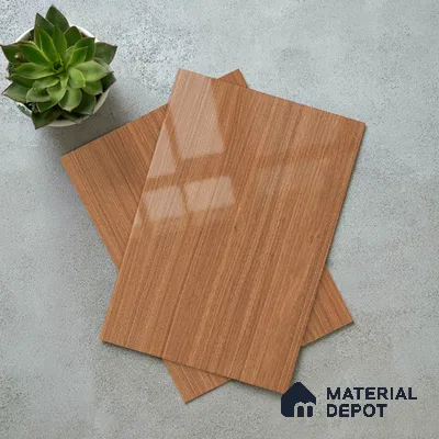 Wooden Look LM 19484 D Chesterfield Oak Wood High Gloss Finish 8 ft x 4 ft Decorative Laminate - 1 mm | Suitable for TV Unit, Wardrobe, Kitchen Cabinets