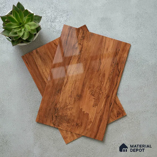 Wooden Fluted LM 19500 Novacento Pine 8 ft x 4 ft Glossy Finish Decorative Laminate - 1 mm | Suitable for TV Unit,Wardrobe, Kitchen Cabinets