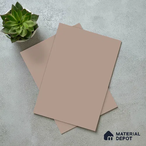 LM 21057 B Dusty Pink Mirage Sliky Matte Finish 8 ft x 4 ft Decorative Laminate - 1 mm | Suitable for Living Room, Kitchen, Office