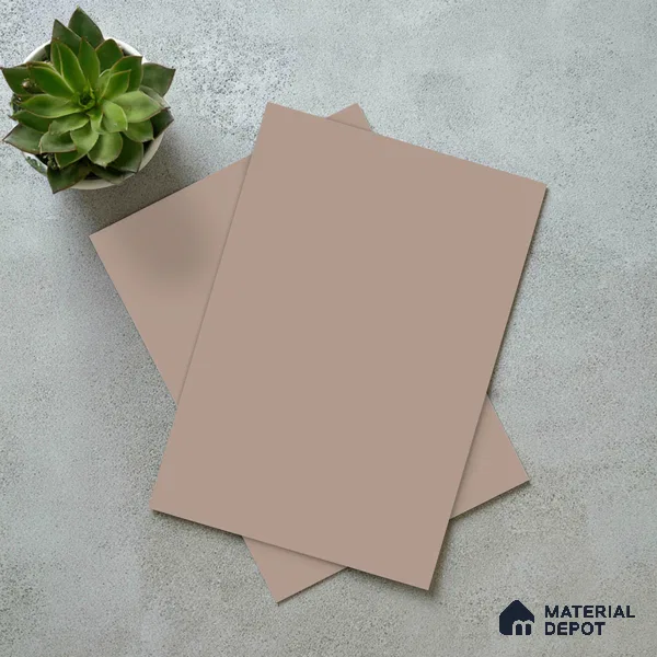 LM 21057 B Dusty Pink Mirage Sliky Matte Finish 8 ft x 4 ft Decorative Laminate - 1 mm | Suitable for Living Room, Kitchen, Office