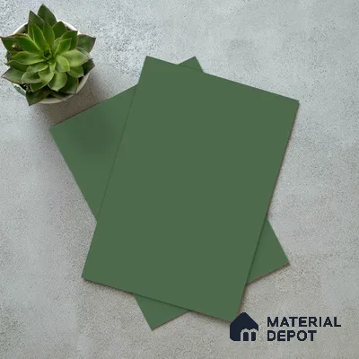 LM 21066 D Mint Sliky Matte Finish 8 ft x 4 ft Decorative Laminate - 1 mm | Suitable for Living Room, Kitchen, Office