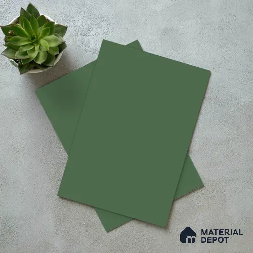 LM 21066 D Mint Sliky Matte Finish 8 ft x 4 ft Decorative Laminate - 1 mm | Suitable for Living Room, Kitchen, Office