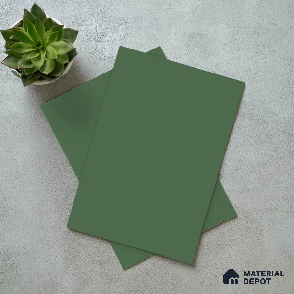 LM 21066 D Mint Sliky Matte Finish 8 ft x 4 ft Decorative Laminate - 1 mm | Suitable for Living Room, Kitchen, Office
