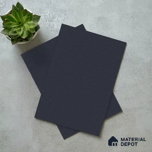 LM 21070 I Deep Slate Blue Solid Color Suede Finish 8 ft x 4 ft Decorative Laminate - 1 mm | Suitable for Living Room, Kitchen, Office