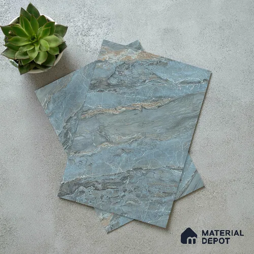 LM 21108 Ocean Marble Royal Marble Texture Finish 8 ft x 4 ft Decorative Laminate - 1 mm | Suitable for TV Unit, Wardrobe, Kitchen Cabinets