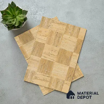 Stone Look LM 21111 B Sienna Matrix Lime Stone Texture Finish 8 ft x 4 ft Decorative Laminate - 1 mm | Suitable for TV Unit, Wardrobe, Kitchen Cabinets