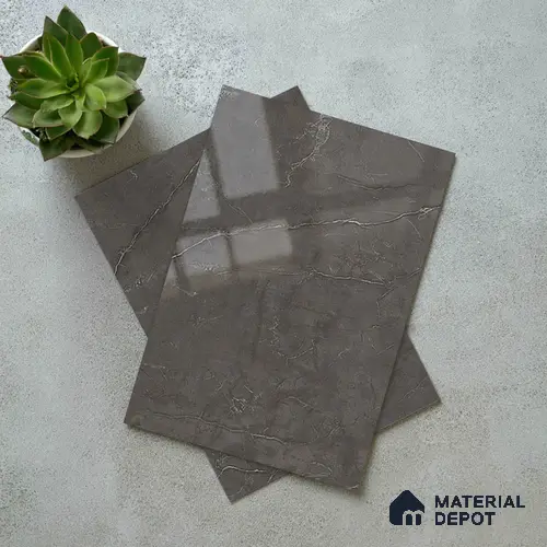Marble Look LM 21113 C Urban Marble Marble High Gloss Finish 8 ft x 4 ft Decorative Laminate - 1 mm | Suitable for TV Unit, Wardrobe, Kitchen Cabinets