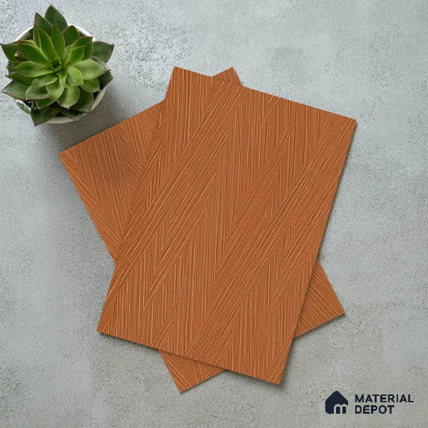 Wooden Look LM 21116 Zebrano Ridge Regal Walnut Texture Finish 8 ft x 4 ft Decorative Laminate - 1 mm | Suitable for TV Unit, Wardrobe, Kitchen Cabinets
