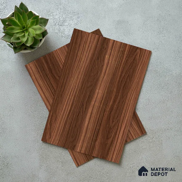 Wooden Look LM 21118 C Castano Rich Dripped Wood Texture Finish 8 ft x 4 ft Decorative Laminate - 1 mm | Suitable for TV Unit, Wardrobe, Kitchen Cabinets