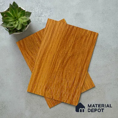 Wooden Look LM 21120 D Golden Elm Crown Zenith Texture Finish 8 ft x 4 ft Decorative Laminate - 1 mm | Suitable for TV Unit, Wardrobe, Kitchen Cabinets