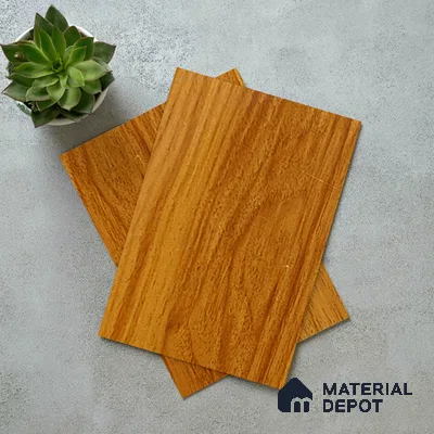 Wooden Look LM 21120 G Golden Elm Wooden Suede Finish 8 ft x 4 ft Decorative Laminate - 1 mm | Suitable for TV Unit, Wardrobe, Kitchen Cabinets
