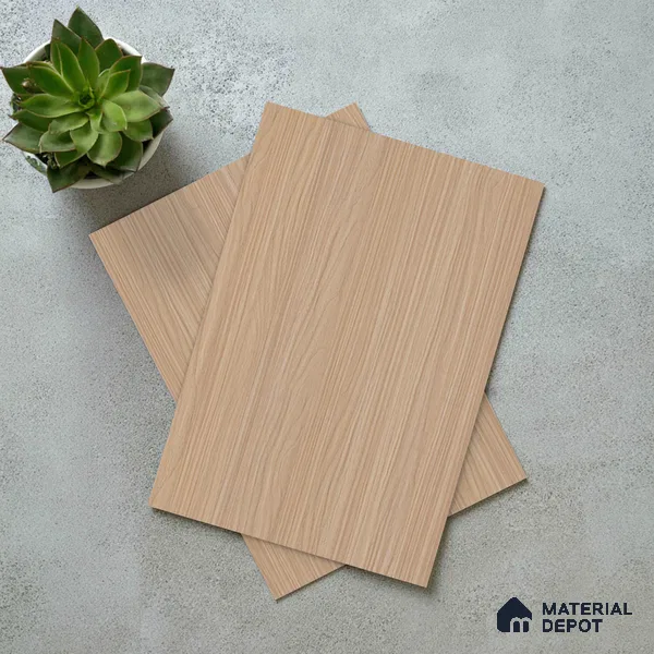 Wooden Look LM 21127 D Pavona Mist Wooden Suede Finish 8 ft x 4 ft Decorative Laminate - 1 mm | Suitable for TV Unit, Wardrobe, Kitchen Cabinets