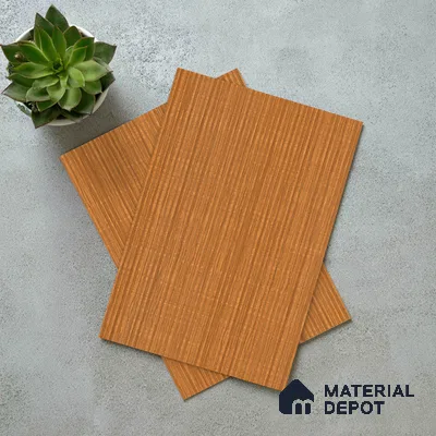 Wooden Fluted Look LM 21132 Granello Oak Fine Texture Finish 8 ft x 4 ft Decorative Laminate - 1 mm | Suitable for TV Unit, Wardrobe, Kitchen Cabinets