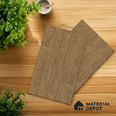 Wooden Look LM 18574 Nerolam Modish Dabema Walnut 8 ft x 4 ft Laminate - 1 mm | Suitable for TV Unit, Wardrobe, Kitchen Cabinets
