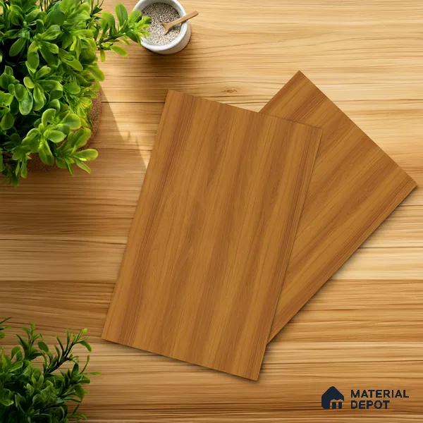 Wooden Look LM 18775 Toasted Hazelnut 8 ft x 4 ft Texture Finish Decorative Laminate - 1 mm | Suitable for TV Unit, Wardrobe, Kitchen Cabinets