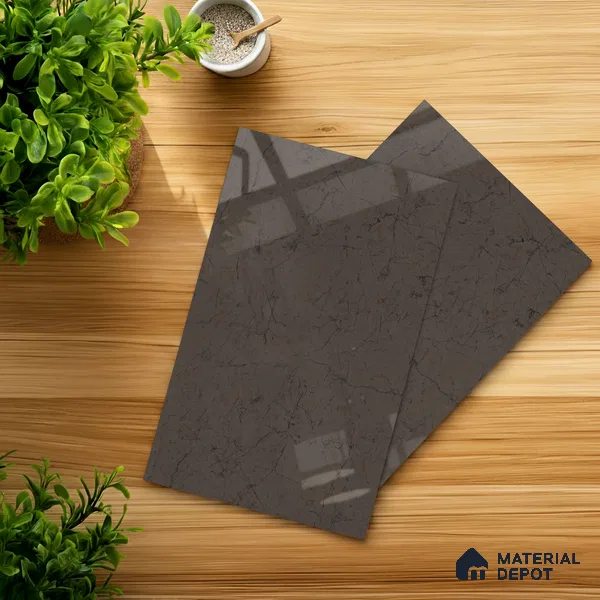 Stone Look LM 18796 Textured Calacatta 8 ft x 4 ft Texture Finish Decorative Laminate - 1 mm | Suitable for TV Unit, Wardrobe, Kitchen Cabinets