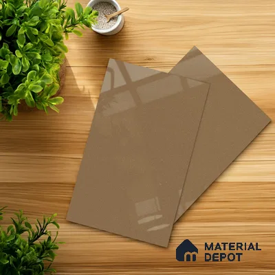 LM 21474 Sunset Gold 8 ft x 4 ft Glossy Finish Decorative Laminate - 1 mm | Suitable for Living Room, Kitchen, Office