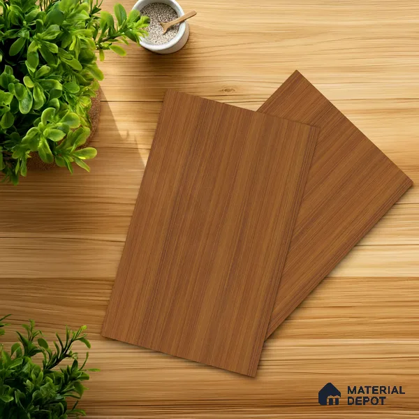 Wooden Look LM 21484 Terracotta Cherry 8 ft x 4 ft Matte Finish Decorative Laminate - 1 mm | Suitable for TV Unit, Wardrobe, Kitchen Cabinets
