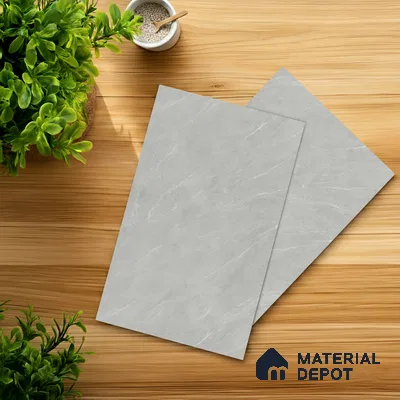 Stone Look LM 21549 Silver Venetion 8ft x 4ft Texture Finish Decorative Laminate - 1 mm | Suitable for TV Unit, Wardrobe, Kitchen Cabinets