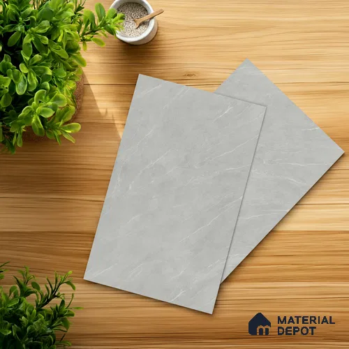 Stone Look LM 21549 Silver Venetion 8ft x 4ft Texture Finish Decorative Laminate - 1 mm | Suitable for TV Unit, Wardrobe, Kitchen Cabinets