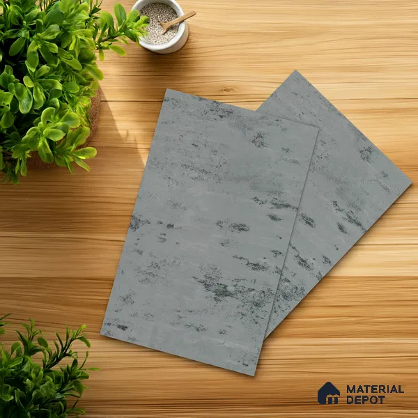 Stone Look LM 21550 Grey Carrara 8ft x 4ft Texture Finish Decorative Laminate - 1 mm | Suitable for TV Unit, Wardrobe, Kitchen Cabinets