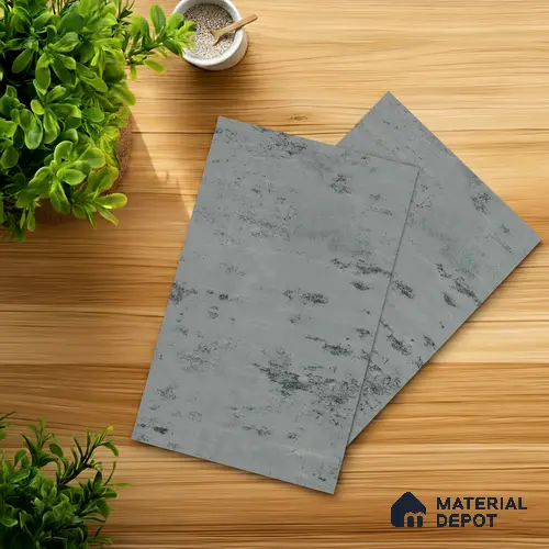 Stone Look LM 21550 Grey Carrara 8ft x 4ft Texture Finish Decorative Laminate - 1 mm | Suitable for TV Unit, Wardrobe, Kitchen Cabinets