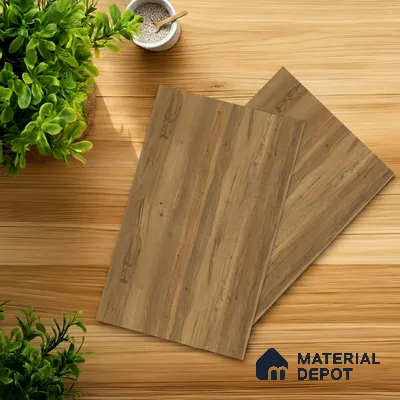 Wooden Look LM 21562 Soft Teak 8ft x 4ft Texture Finish Decorative Laminate - 1 mm | Suitable for TV Unit, Wardrobe, Kitchen Cabinets