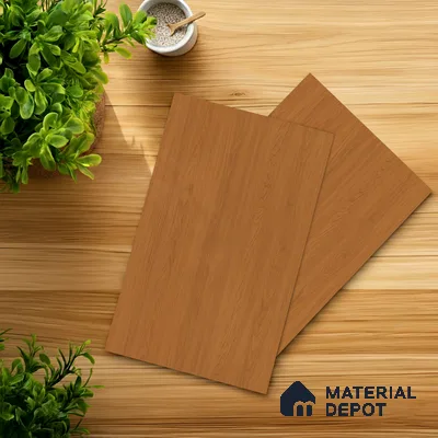 Wooden Look LM 21569 Saffron Oak 8ft x 4ft Texture Finish Decorative Laminate - 1 mm | Suitable for TV Unit, Wardrobe, Kitchen Cabinets